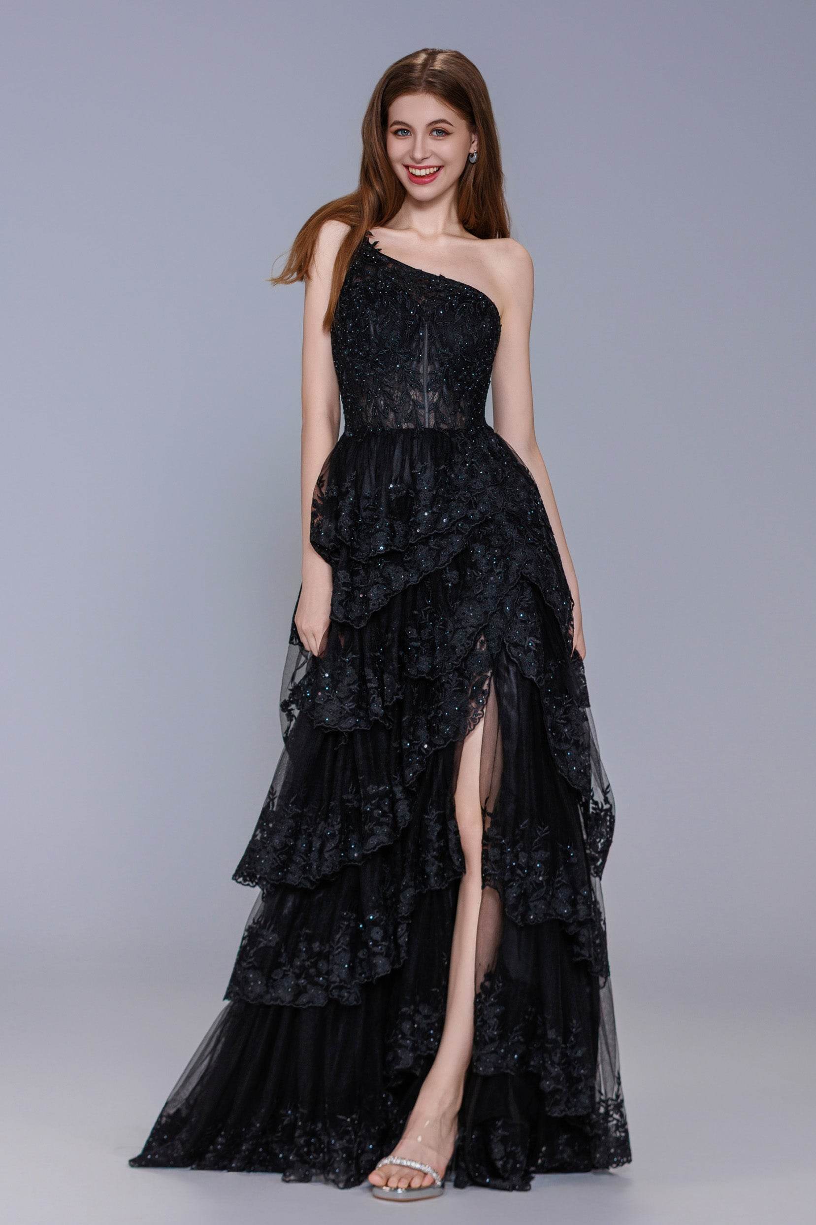 Ball Gown Maxi Tulle Prom Dress CS1049 - COCOMELODY