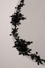 One-tier Tulle Cathedral Veils Appliques Beading CV0234 - COCOMELODY