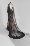 One-tier Cut Edge Tulle Chapel Veils with CV0279 - COCOMELODY