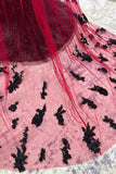 One-tier Lace Edge Tulle Chapel Veils with Appliques Beading CV0395 - COCOMELODY