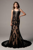 Trumpet-Mermaid Court Train Tulle Wedding Dress CW2332 - COCOMELODY