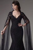 Trumpet-Mermaid Chapel Train Lace Tulle Wedding Dress CW3279