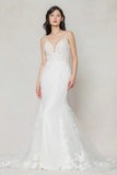 Trumpet-Mermaid Court Train Stretch Satin Wedding Dress CW3616 - COCOMELODY