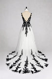 A-Line Court Train Tulle Wedding Dress CW3652
