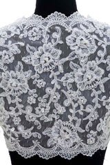 Gorgeous Ivory Lace Long Sleeve Wedding Jacket CX0015008 - COCOMELODY