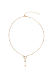 Alloy Necklaces with Rhinestone CX0029 - COCOMELODY
