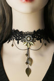 Lace Necklaces with Rhinestone CX0046 - COCOMELODY