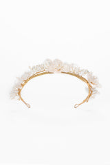 Crystals Flower Headpiece Earrings Jewelry CY0057 - COCOMELODY