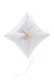 Satin Wedding Ring Pillow with Pearls CZ0202 - COCOMELODY