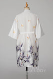Tea Length Silk-Like Robes CZ0205 - COCOMELODY