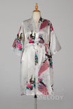 Tea Length Silk-Like Robes CZ0213 - COCOMELODY