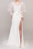 Charming Tulle Wedding Wrap with Appliques CZ0254 - COCOMELODY