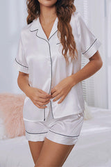 Short Silk-Like Robes CZ0308 - COCOMELODY
