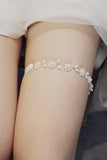 Pearls Wedding Garter CZ0315 - COCOMELODY