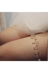Diamond Wedding Garter CZ0327 - COCOMELODY