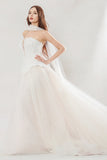 Tulle Shawl with Appliques CZ0338