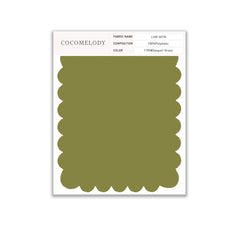 Luxe Satin Fabric Swatch in Single Color SWLS16001 - COCOMELODY