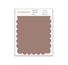 Luxe Satin Fabric Swatch in Single Color SWLS16001 - COCOMELODY