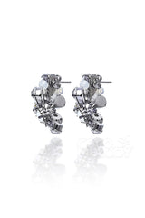 Alloy Wedding Earrings with Opal and Rhinestone HG18012 - COCOMELODY