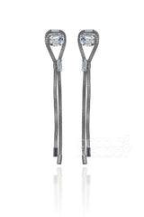 Chic Alloy Wedding Earrings with Rhinestone HG18013 - COCOMELODY