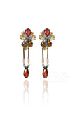 Fashion Alloy Wedding Earrings with Jewel HG18015 - COCOMELODY