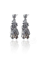 Modern Alloy Wedding Earrings with Jewel HG18017 - COCOMELODY