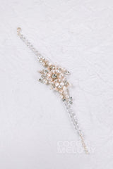 Impressive Alloy and Zircon Wedding Bracelets HL17005 - COCOMELODY