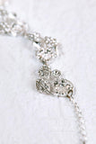 Modern Alloy and Zircon Wedding Bracelets HL17008 - COCOMELODY