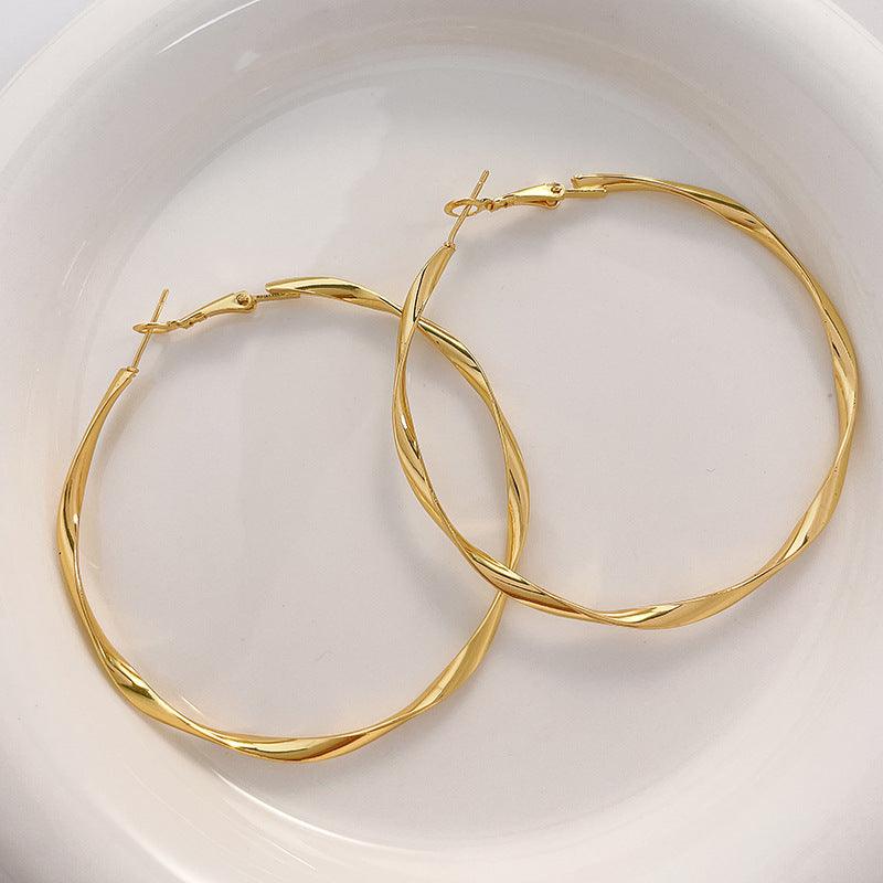 Mobius earrings Hoop earrings 810099306103 - COCOMELODY