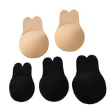 Bunny Ear Lift Bra Strapless Bra Seamless silicone invisible bra with bunny silicone invisible breast tape 691853832859 - COCOMELODY
