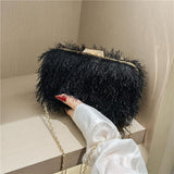 One shoulder hand holding women's bag acrylic bag 738441364695 - COCOMELODY