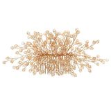 Bridal headwear Handmade crystal hair comb Wedding dress updo accessories Luxury and beautiful hair comb 756137741353 - COCOMELODY