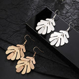 Personality Leaf Earrings High fashion stud earrings 694227853841 - COCOMELODY