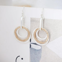 Stylish earrings Simple high sense pendant earrings 672418001308 - COCOMELODY
