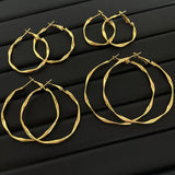 Mobius earrings Hoop earrings 810099306103 - COCOMELODY