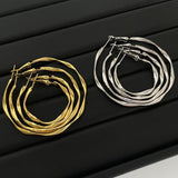 Mobius earrings Hoop earrings 810099306103 - COCOMELODY