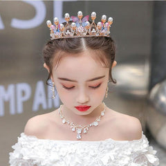 Wedding Hair Accessories for Kids, Flower Girl Hair Accessory, Princess Headpiece Flower Girl Headpiece Accessories for Birthday Party 641507041653 - COCOMELODY