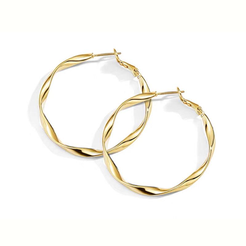 Mobius earrings Hoop earrings 810099306103 - COCOMELODY