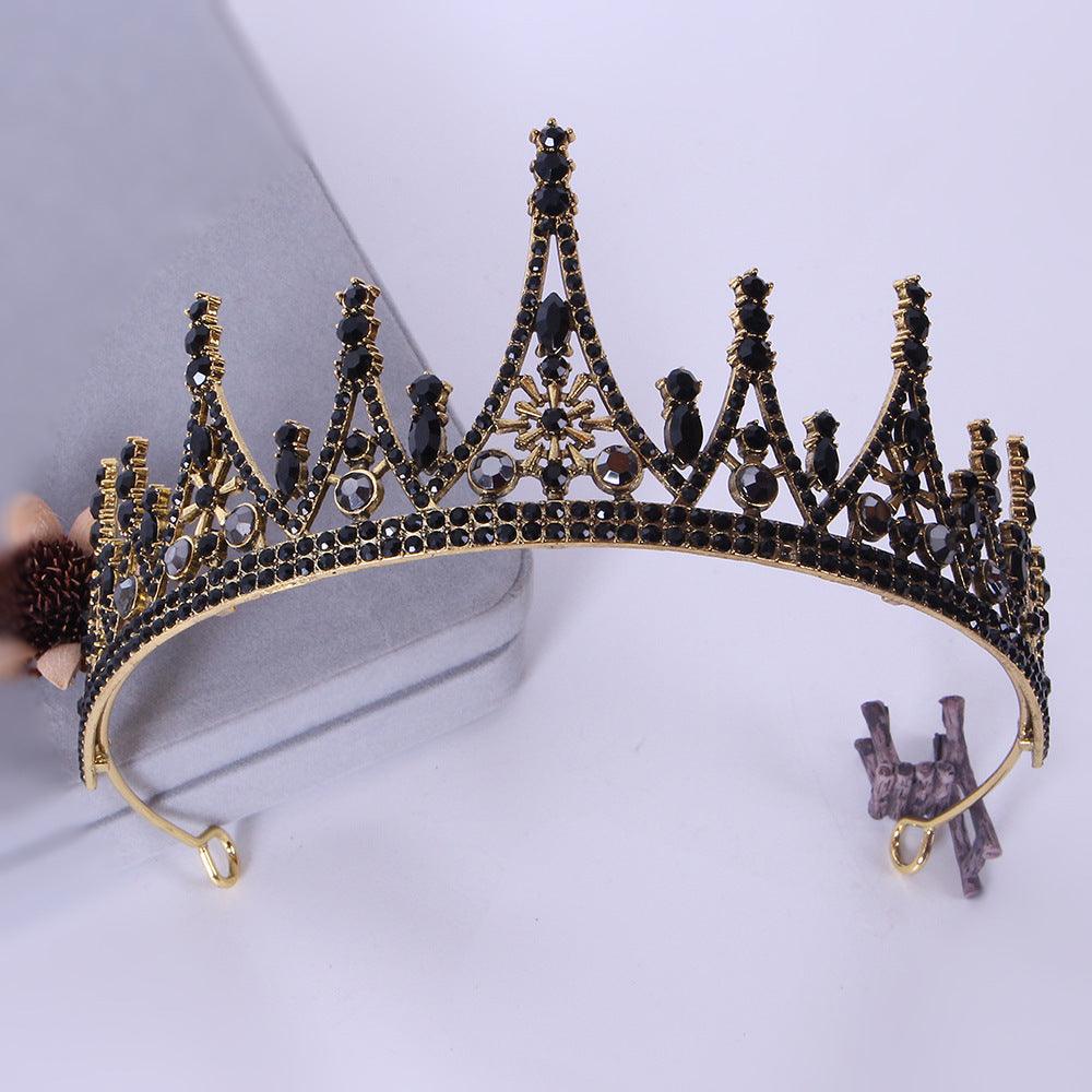 Alloy Crown wedding tiara Wedding honeymoon shoot luxury Princess tiara 651532956730 - COCOMELODY