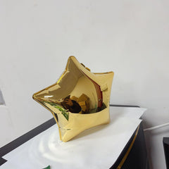 Gold and Silver Star shoulder bag Mini chain bag Crossbody acrylic bag 764305380260 - COCOMELODY
