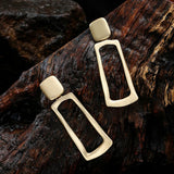 Personalized geometric fashion all-in-one mid-length ear clips 619606833719 - COCOMELODY