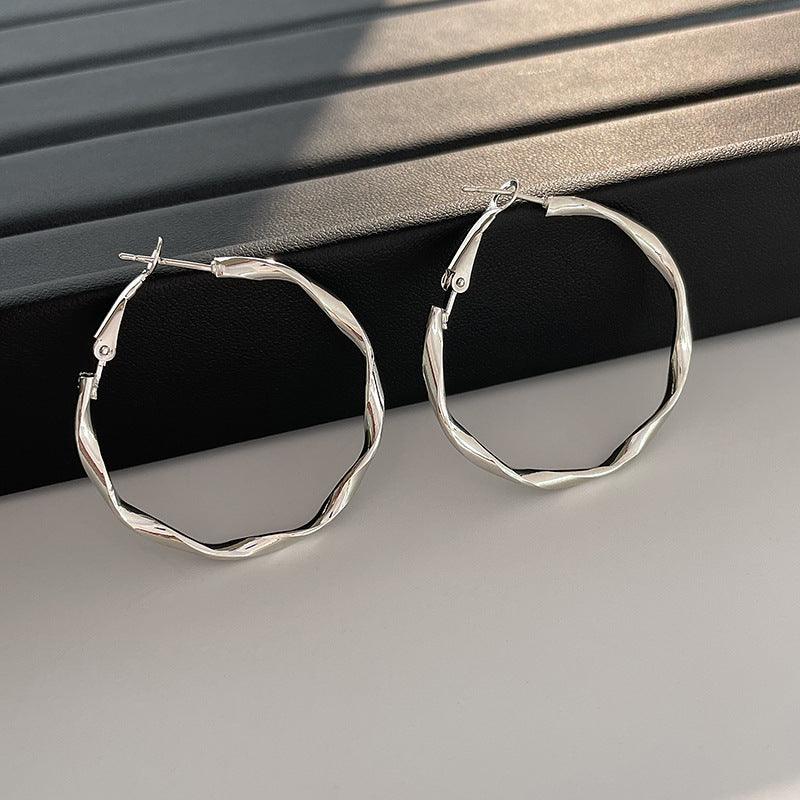 Mobius earrings Hoop earrings 810099306103 - COCOMELODY