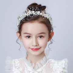 Wedding Hair Accessories for Kids, Flower Girl Hair Accessory, Princess Headpiece Flower Girl Headpiece Accessories for Birthday Party 636275250091 - COCOMELODY