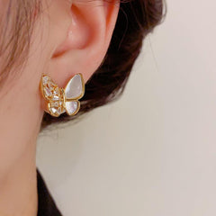 Temperament Simple Metal Petal Earrings 753505809100 - COCOMELODY
