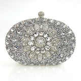 Shell full of diamonds glitter glass rhinestones wedding banquet dinner bag 736519933092 - COCOMELODY