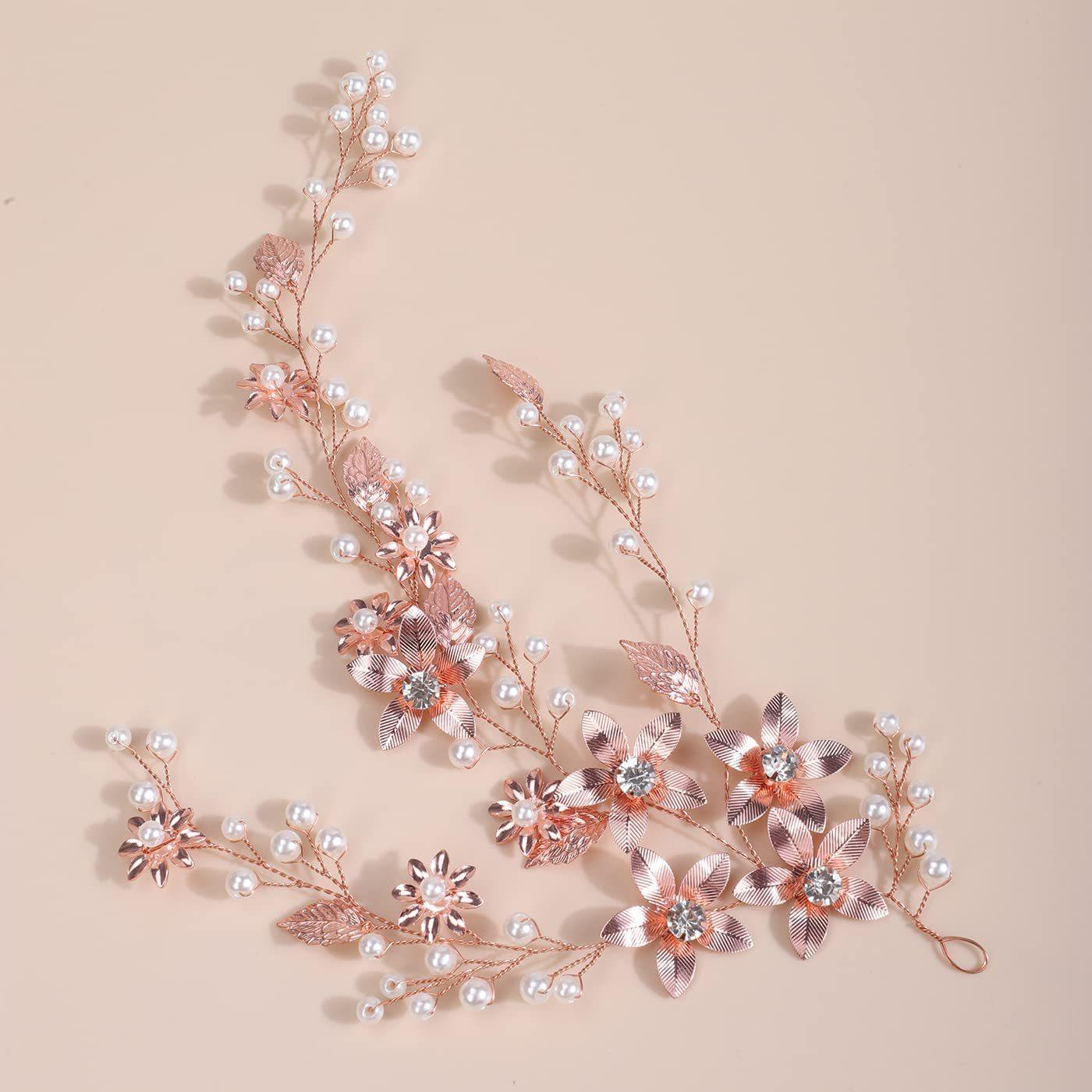 Gold handmade bridal headdress Hair accessories Beaded dress accessories 583345967079 - COCOMELODY