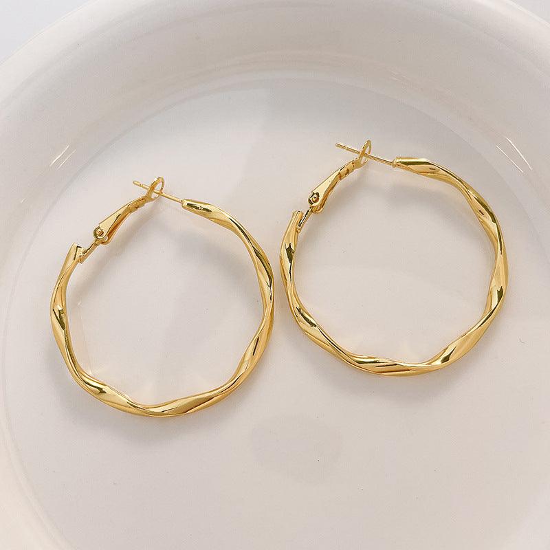 Mobius earrings Hoop earrings 810099306103 - COCOMELODY