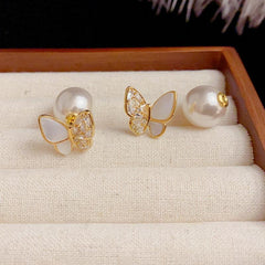 Temperament Simple Metal Petal Earrings 753505809100 - COCOMELODY