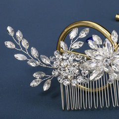 Bride Hair Comb Wedding Hair Accessories for Brides 678772322707 - COCOMELODY