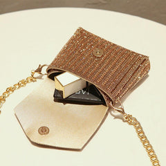 Rhine-diamond bag mini chain bag with sequins 716467540765 - COCOMELODY